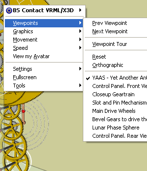 the Viewpoints in the context menu