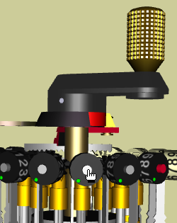 click on the shaft you would like to position in the unit position